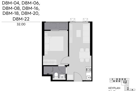 Condominio de 1 dormitorio en Bangkok, Tailandia № 166826 - foto 21