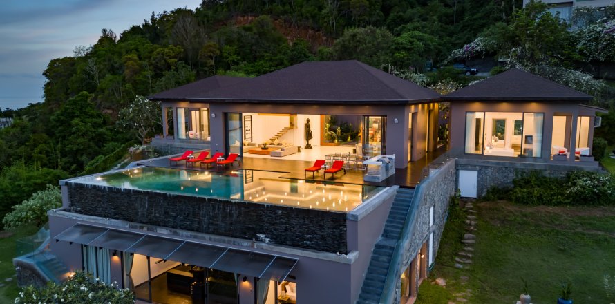 Chalet de 5 dormitorios en Ko Samui, Tailandia № 169084