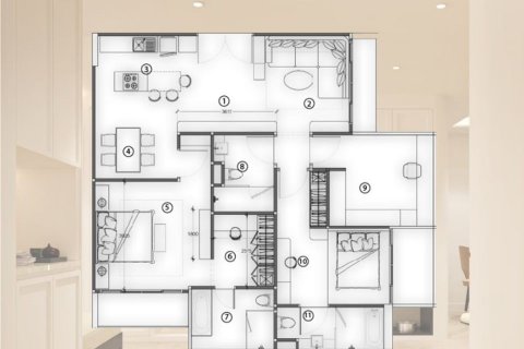 Condominio de 3 dormitorios en Bangkok, Tailandia № 142972 - foto 14