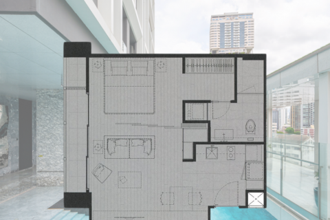 Condominio de 1 dormitorio en Bangkok, Tailandia № 142973 - foto 15