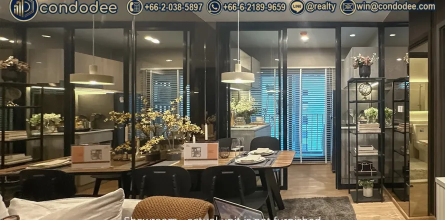 Condominio de 1 dormitorio en Bangkok, Tailandia № 202294
