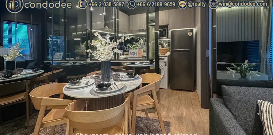 Condominio de 1 dormitorio en Bangkok, Tailandia № 202292