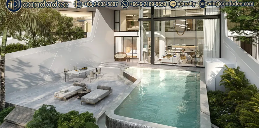 Condominio de 3 dormitorios en Bangkok, Tailandia № 202296