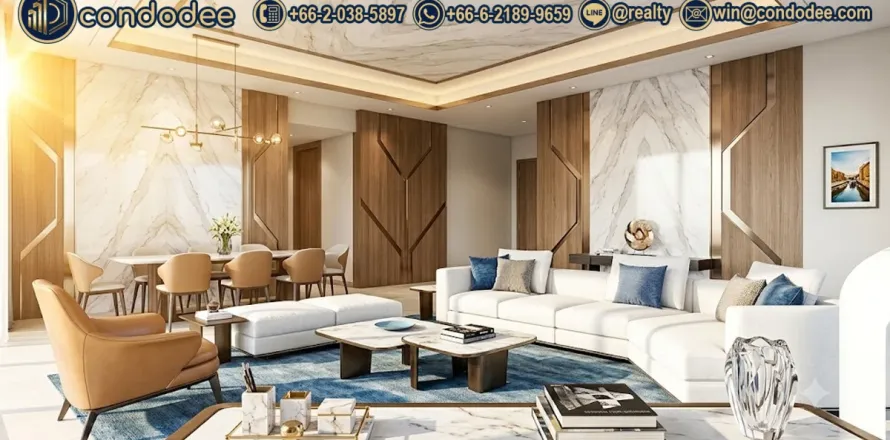 Condominio de 3 dormitorios en Bangkok, Tailandia № 202297