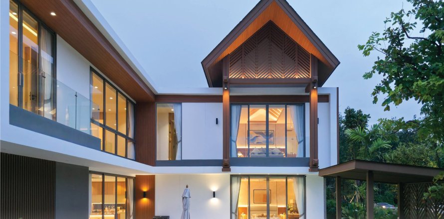 Chalet de 3 dormitorios en Bang Tao, Tailandia № 74306