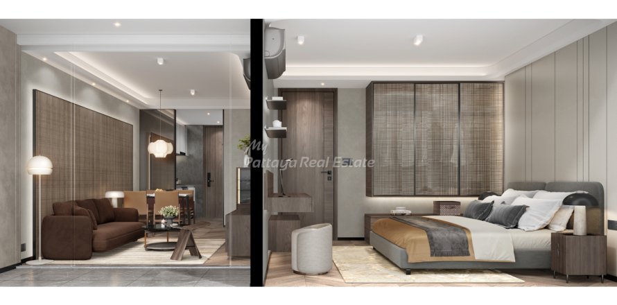 Condominio de 2 dormitorios en Pattaya, Tailandia № 205026