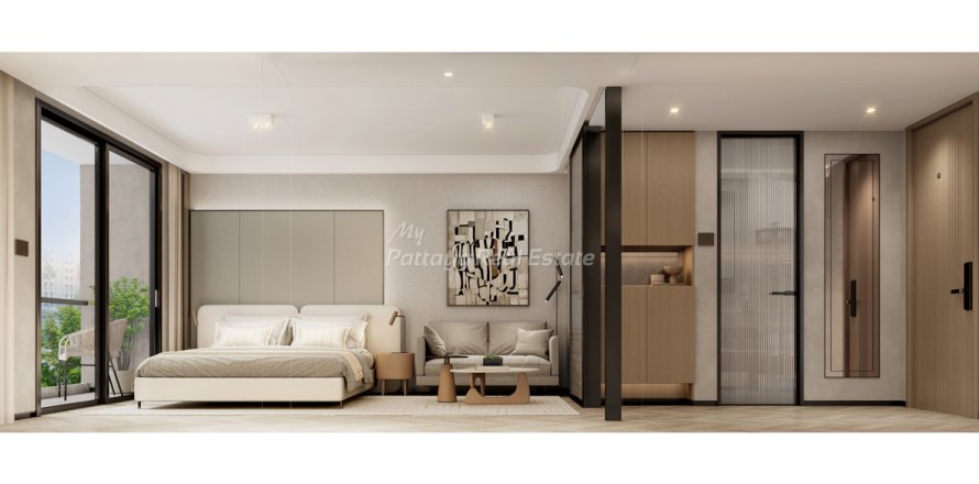 Estudio en el condominio en Pattaya, Tailandia № 205028