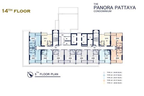 Condominio de 2 dormitorios en Pattaya, Tailandia № 166849 - foto 26