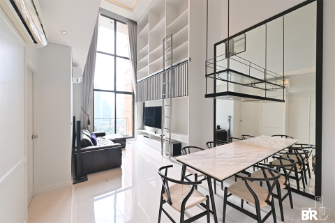 Condo à Bangkok, Thaïlande, 2 chambres  № 210156 - photo 1