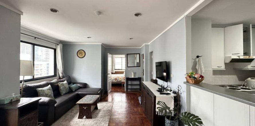 Condominio de 2 dormitorios en Khlong Toei, Bangkok, Tailandia № 155454