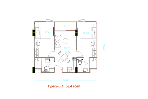 Condominio de 2 dormitorios en Layan Beach, Tailandia № 222514 - foto 28