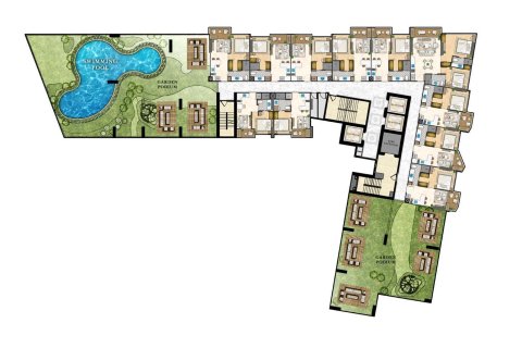 Condo on Jomtien Beach, Pattaya, Thailand, 3 bedrooms  № 165059 - photo 19