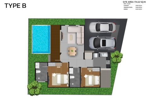 Chalet de 2 dormitorios en Phuket, Tailandia № 165055 - foto 6