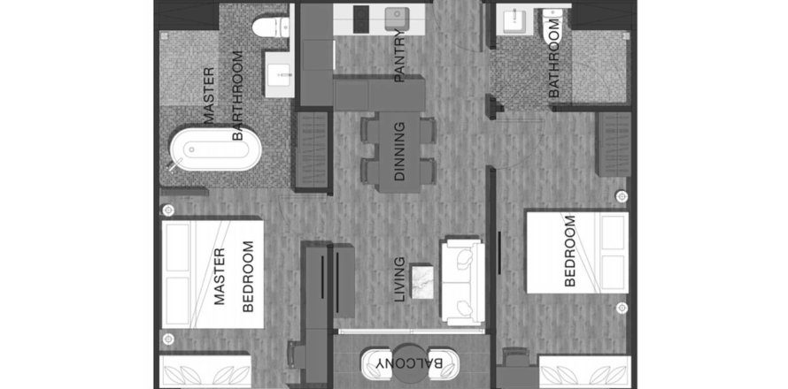 Sobre plano Proud Residence by Wyndham en Phuket, Tailandia № 36916 - foto 1