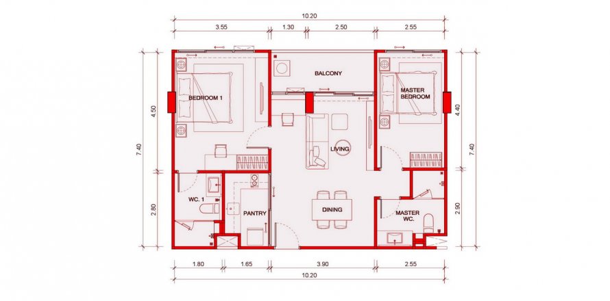 Off-Plan Bellevue Lagoon in Phuket, Thailand № 65095 - Foto 1
