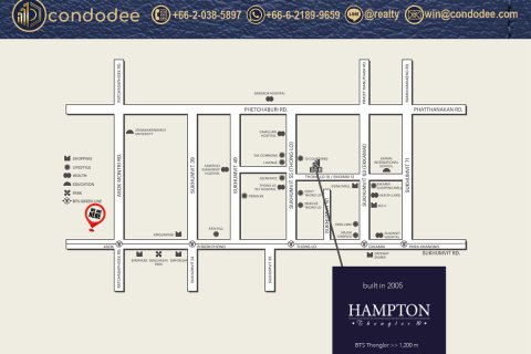 Condo in Watthana, Bangkok, Thailand, 2 bedrooms  № 201257 - photo 11