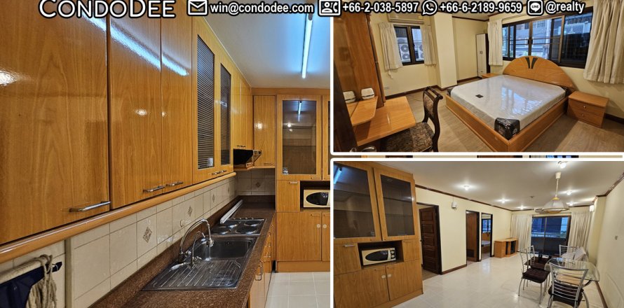 Condo in Watthana, Bangkok, Thailand, 2 bedrooms  № 201064