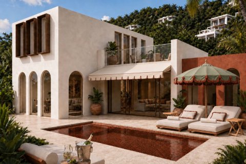 Villa auf Chaweng Beach, Ko Samui, Thailand 3 Schlafzimmer № 222470 - Foto 2