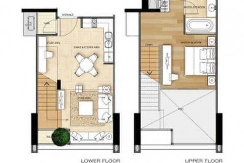 Condominio de 1 dormitorio en Khlong Toei, Bangkok, Tailandia № 133759 - foto 13