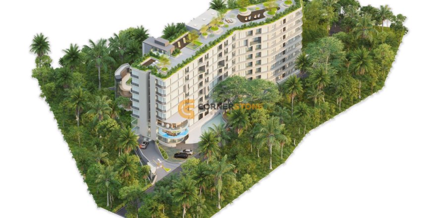 Estudio en el condominio en Pattaya, Tailandia № 176553