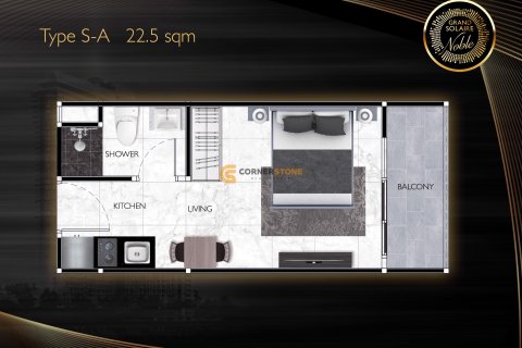 Condominio de 1 dormitorio en Pattaya, Tailandia № 176552 - foto 14