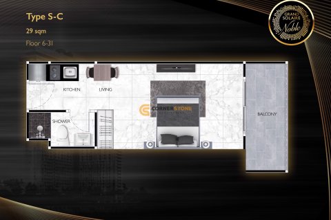 Condominio de 1 dormitorio en Pattaya, Tailandia № 176552 - foto 16