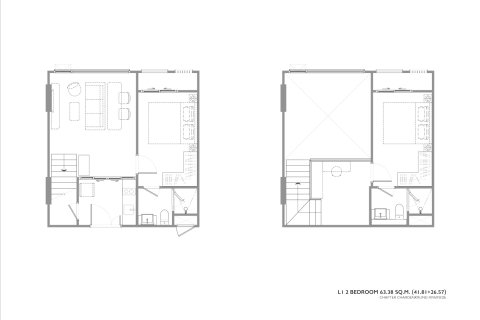 Condominio de 2 dormitorios en Bangkok, Tailandia № 170239 - foto 7