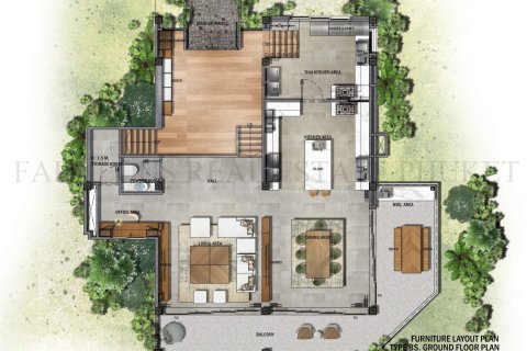 Apartamento de 3 dormitorios en Bang Tao, Tailandia № 179818 - foto 3