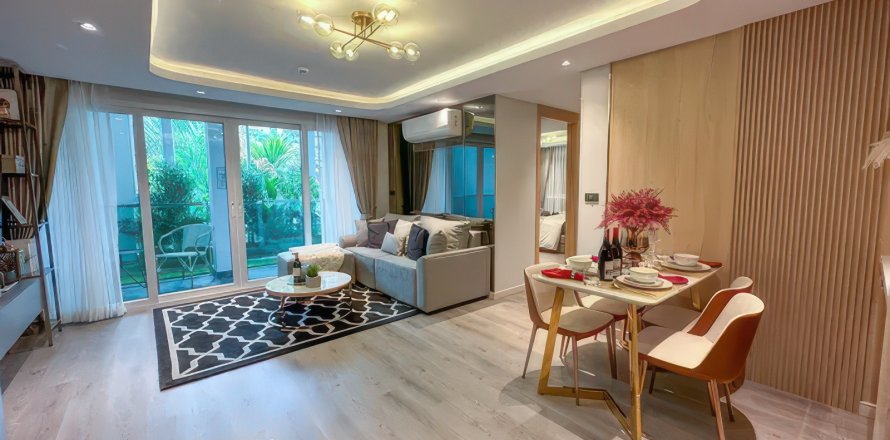 Квартира в Паттайе, Таиланд с 3 комнатами  № 233169