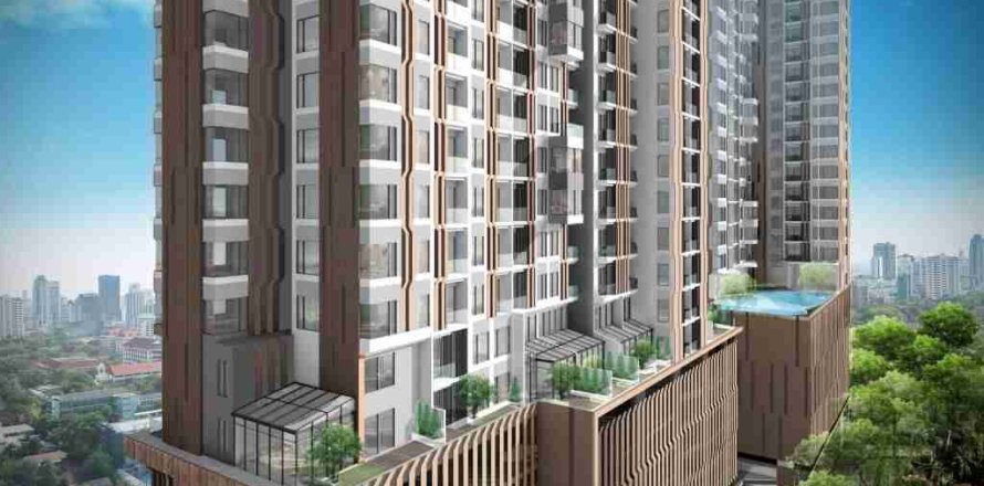Estudio en el condominio en Phaya Thai, Bangkok, Tailandia № 183090