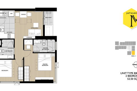Condominio de 2 dormitorios en Phaya Thai, Bangkok, Tailandia № 183092 - foto 15