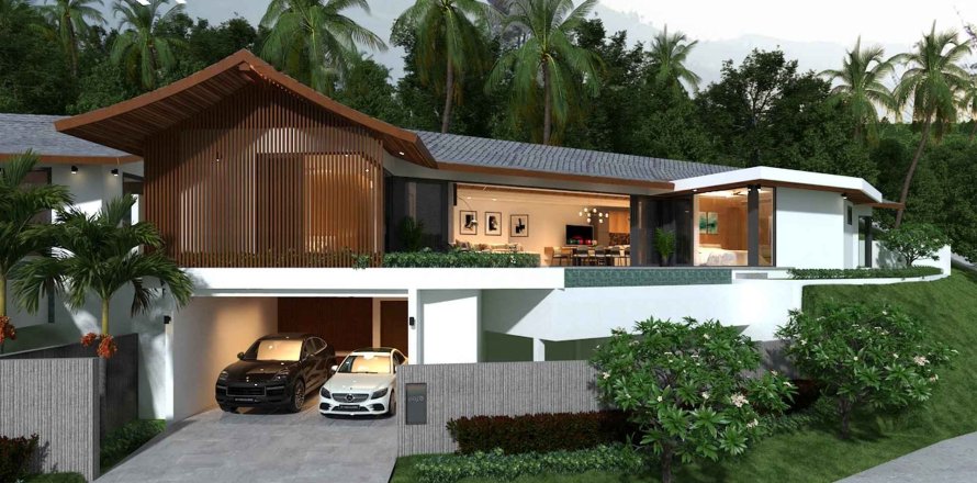 วิลล่าใน Green Hills Villas, เกาะสมุย, ประเทศไทย 3 ห้องนอน № 161494