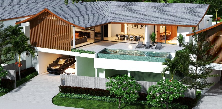 วิลล่าใน Green Hills Villas, เกาะสมุย, ประเทศไทย 3 ห้องนอน № 161493