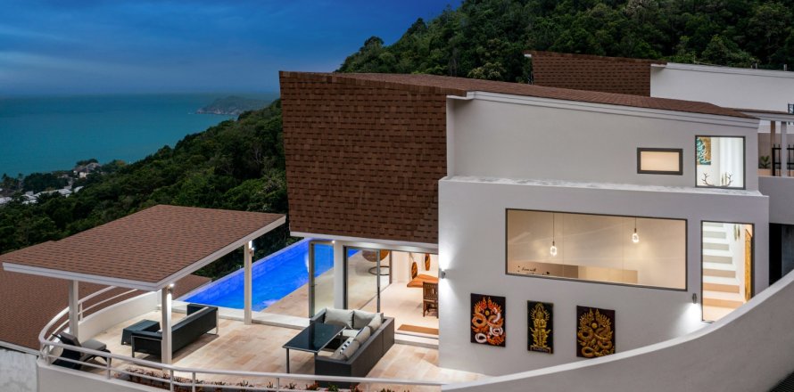 Villa à Ko Samui, Thaïlande 3 chambres № 166526