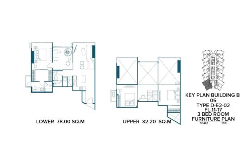 Condominio de 3 dormitorios en Bangkok, Tailandia № 166527 - foto 24