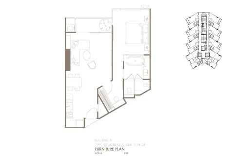 Condominio de 1 dormitorio en Bangkok, Tailandia № 166530 - foto 15