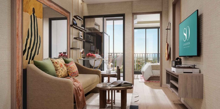 Apartamento de 3 dormitorios en SO LAGOON CHERNGTALAY BY ORIGIN, Phuket, Tailandia № 164009