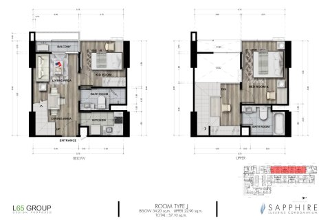 Condominio de 2 dormitorios en Bangkok, Tailandia № 165005 - foto 16