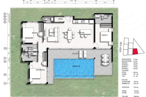 Chalet de 3 dormitorios en Ko Samui, Tailandia № 165872 - foto 11