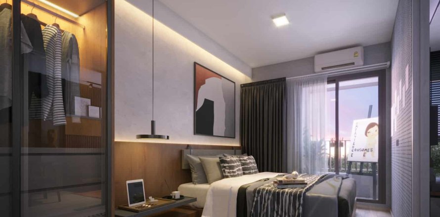 Condominio de 1 dormitorio en Bangkok, Tailandia № 166268