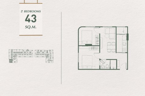 Condominio de 2 dormitorios en Bangkok, Tailandia № 166266 - foto 9