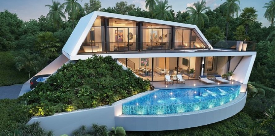 Chalet de 5 dormitorios en Ko Samui, Tailandia № 180216