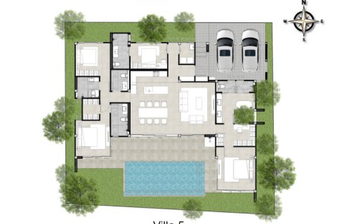 บ้านในเกาะสมุย, ประเทศไทย 4 ห้องนอน № 157344 - รูปถ่าย 15