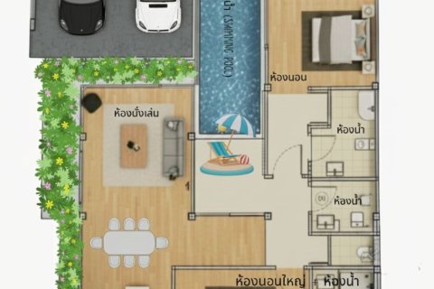 Chalet de 2 dormitorios en Hua Hin, Tailandia № 169748 - foto 10