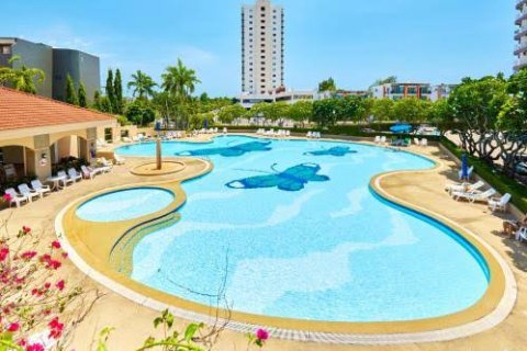 Condo sur Jomtien Beach, Pattaya, Thaïlande, 2 chambres  № 203920