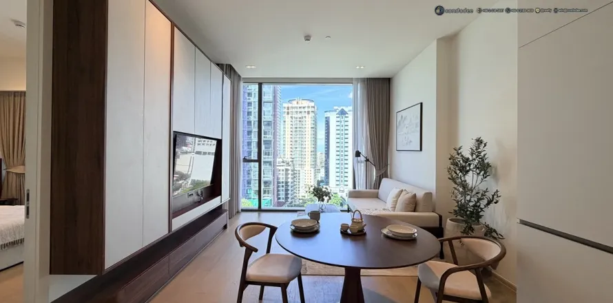 Condo à Bangkok, Thaïlande, 1 chambre № 201366