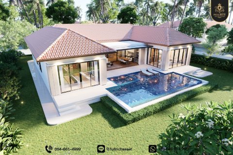 Chalet de 3 dormitorios en Cha-am, Tailandia № 169896 - foto 21