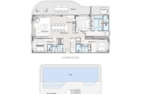 Condominio de 3 dormitorios en Bang Tao, Tailandia № 169899 - foto 19