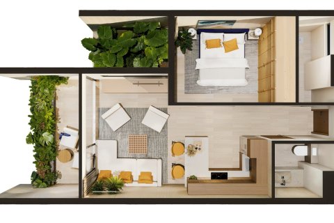 Wohnung in Koh Pha Ngan, Thailand 1 Schlafzimmer № 169769 - Foto 16