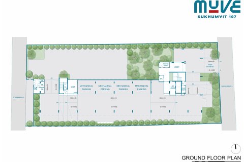 Condominio de 1 dormitorio en Bangkok, Tailandia № 203609 - foto 17